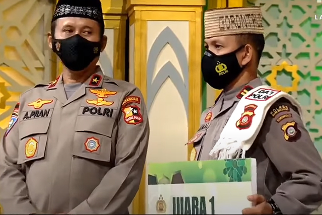 Alumni Ponpes Alkhairaat ini Juara Da’i Polisi Nasional