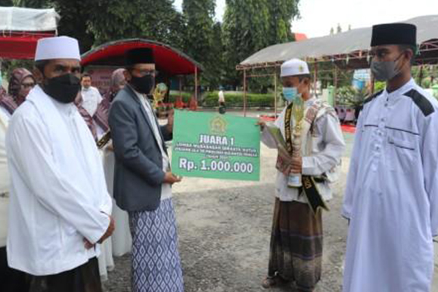 Santri Pesantren Putra Alkhairaat Palu Raih Juara Satu Lomba MQK ke V Tingkat Provinsi SulTeng